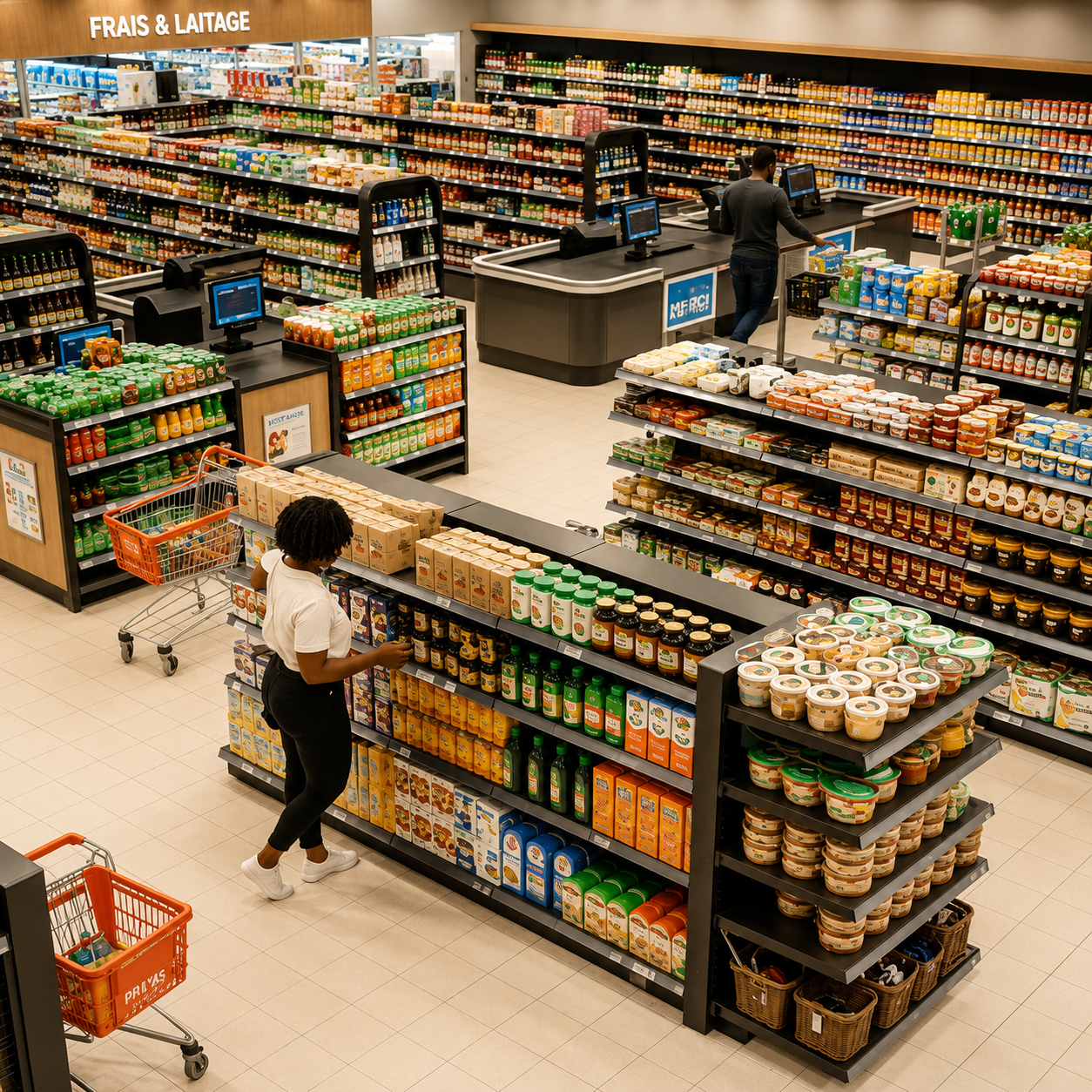 Supermarché moderne